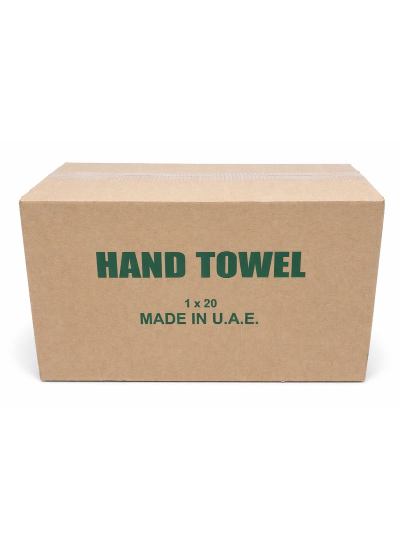 Interfold Hand Towel Tissue Paper, 150 Sheets x 20 Pack - Image 1